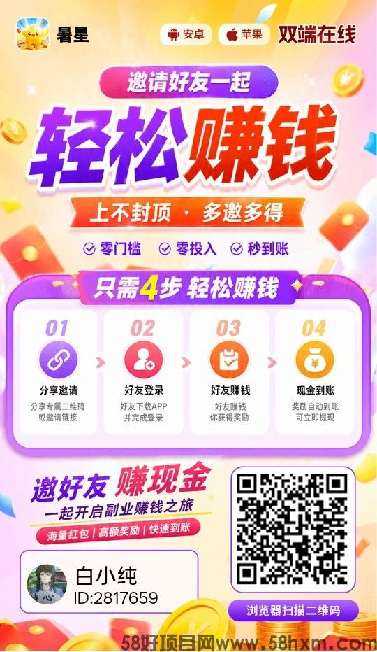 暑星首码,零撸广赚,新品上线,保底放水中,团队模式,