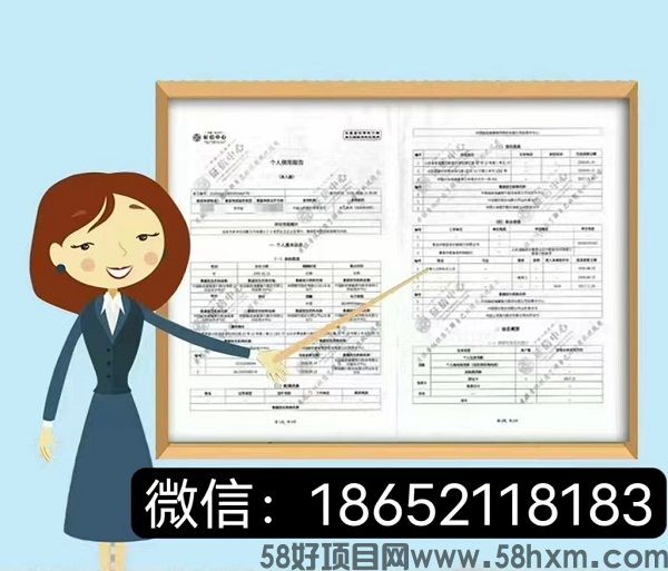 个人征信报告怎么制作美化无痕修改(纸质电子版)