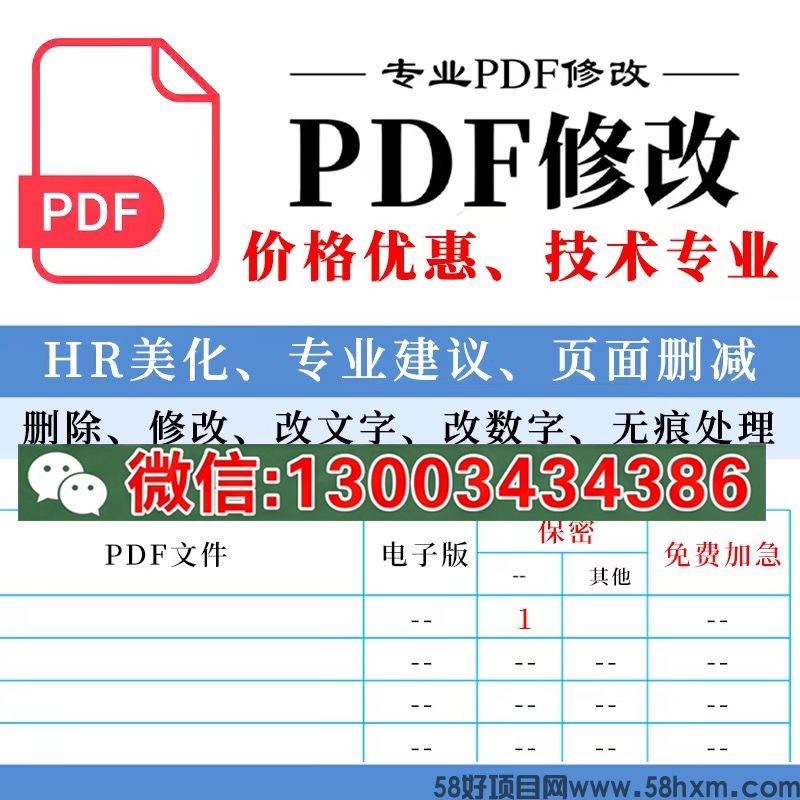 熟练修改PDF编辑器无痕美化征信报告的征信处理方法